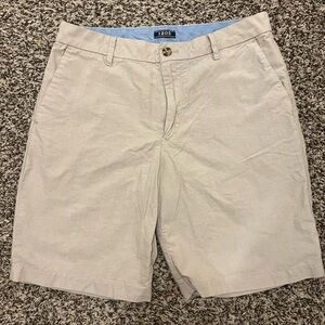 IZOD Men's Tan Linen Shorts